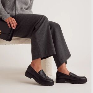 Portland Leather Italian Leather Lug Sole Loafer